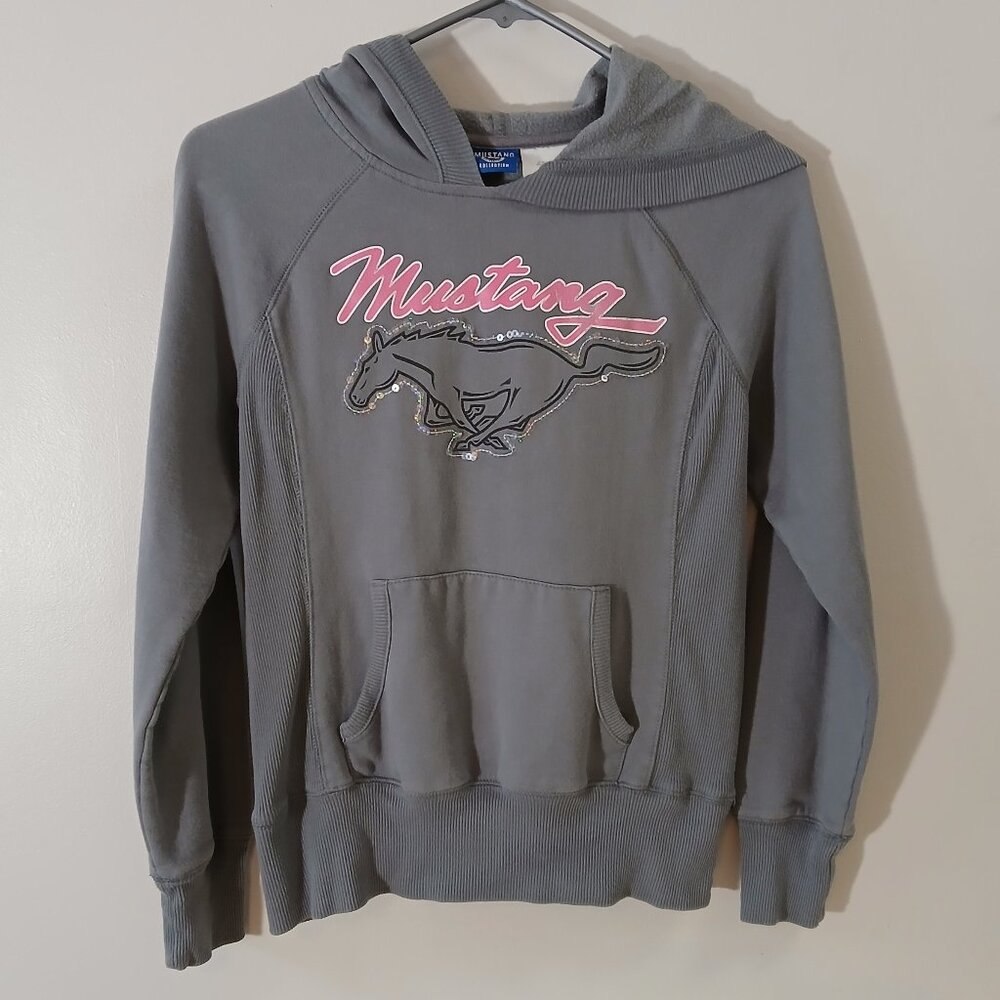 Junior medium 7/9 Mustang hoodie (see all pics)